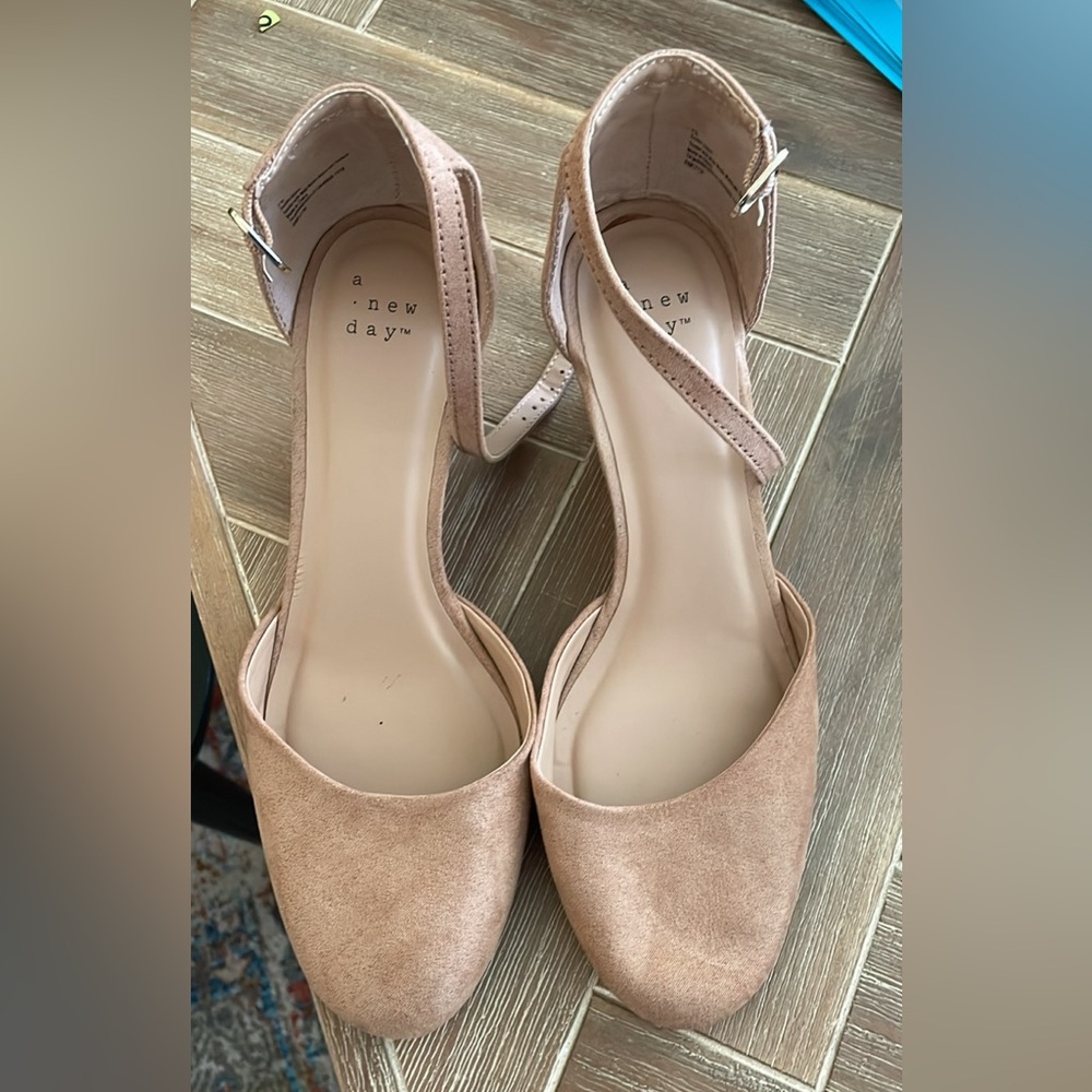 Suede heels